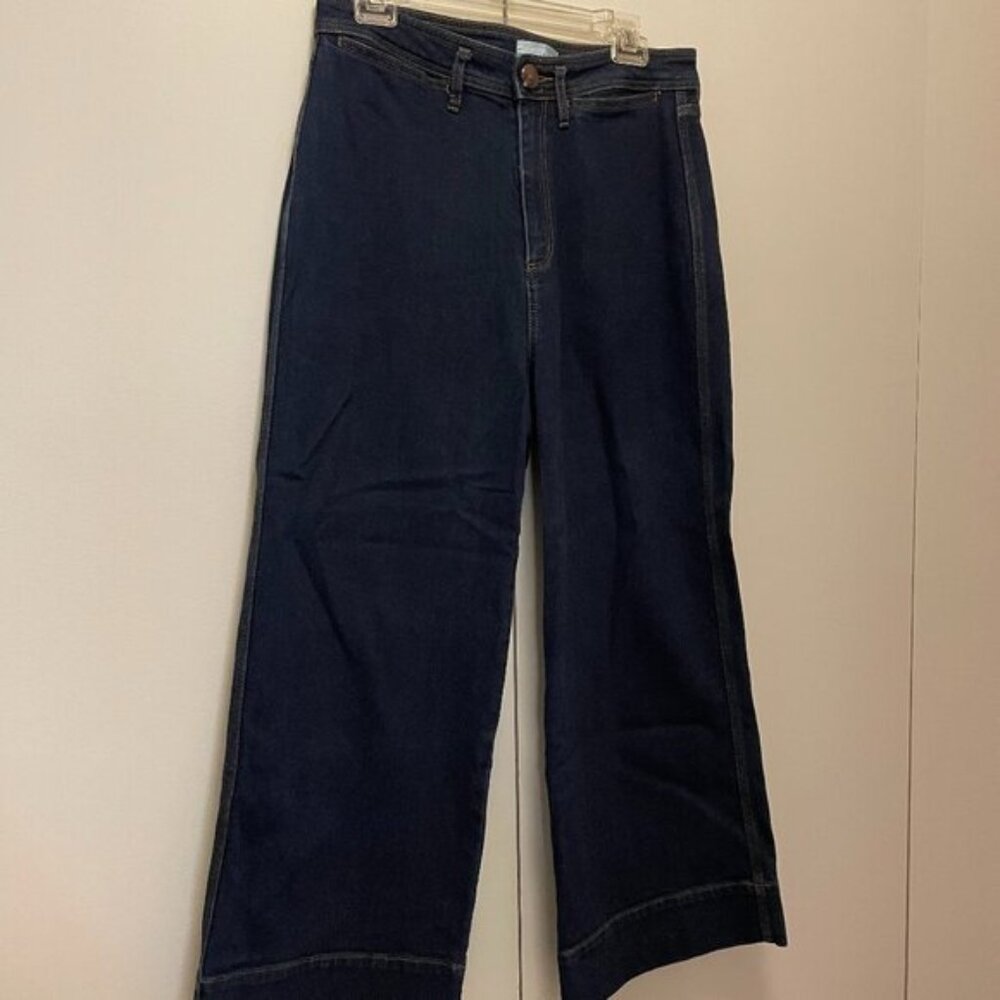 Loft Curvy High Waist Dark Rise Denim‎ stretchy size 28/6